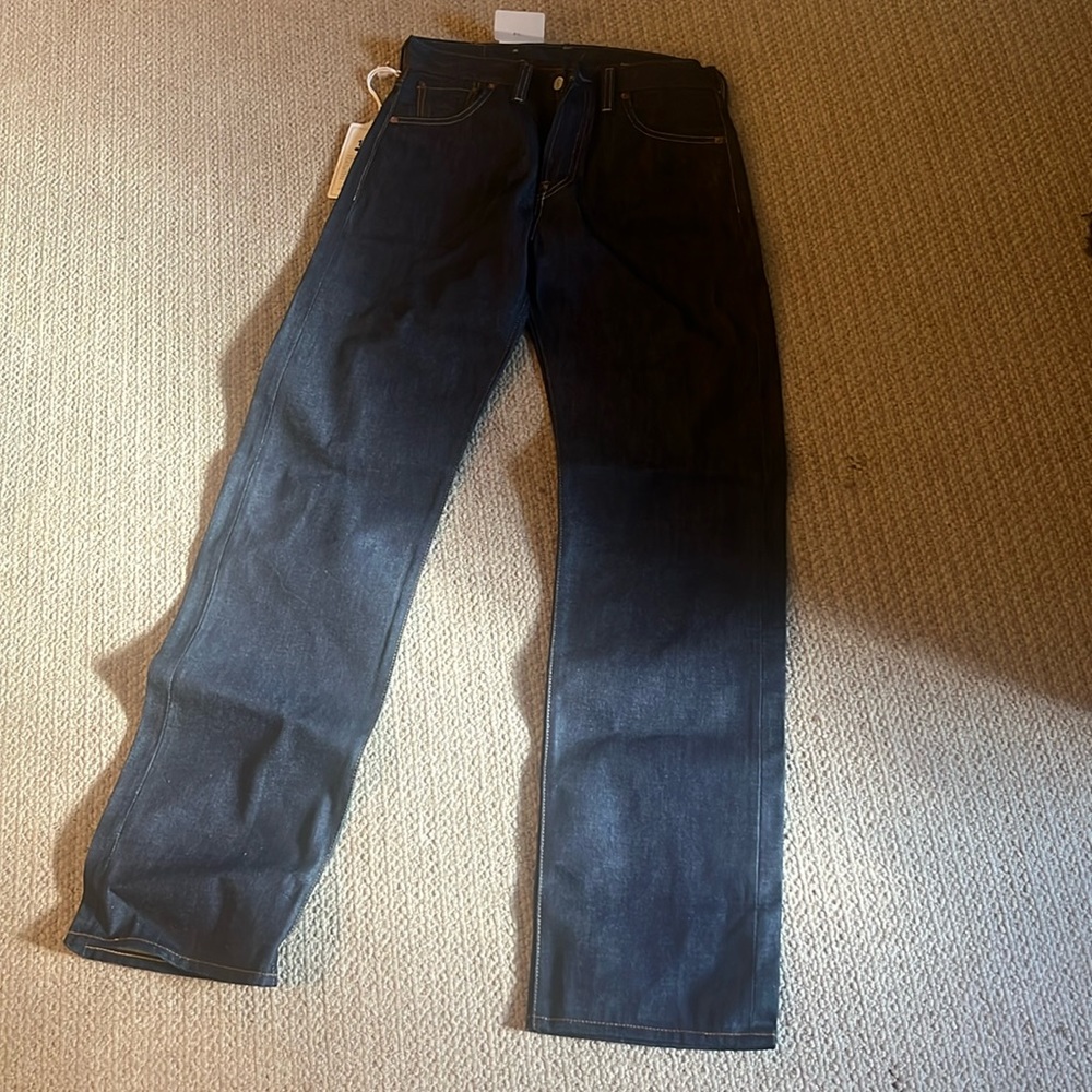 Levi 501 Vintage 1937 Collection Selvedge Raw Denim